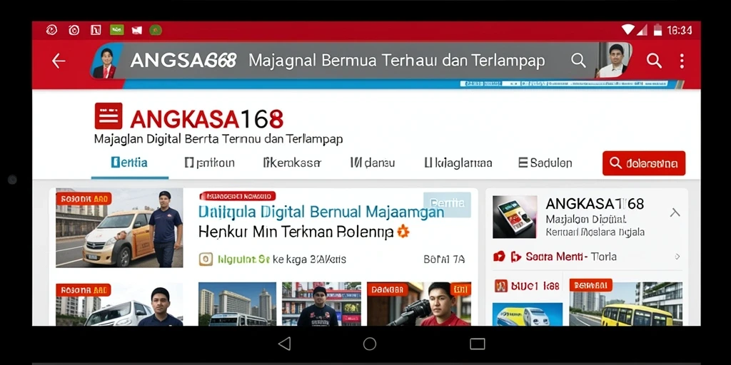 Antarmuka aplikasi ANGKASA168 yang menarik dan informatif.
