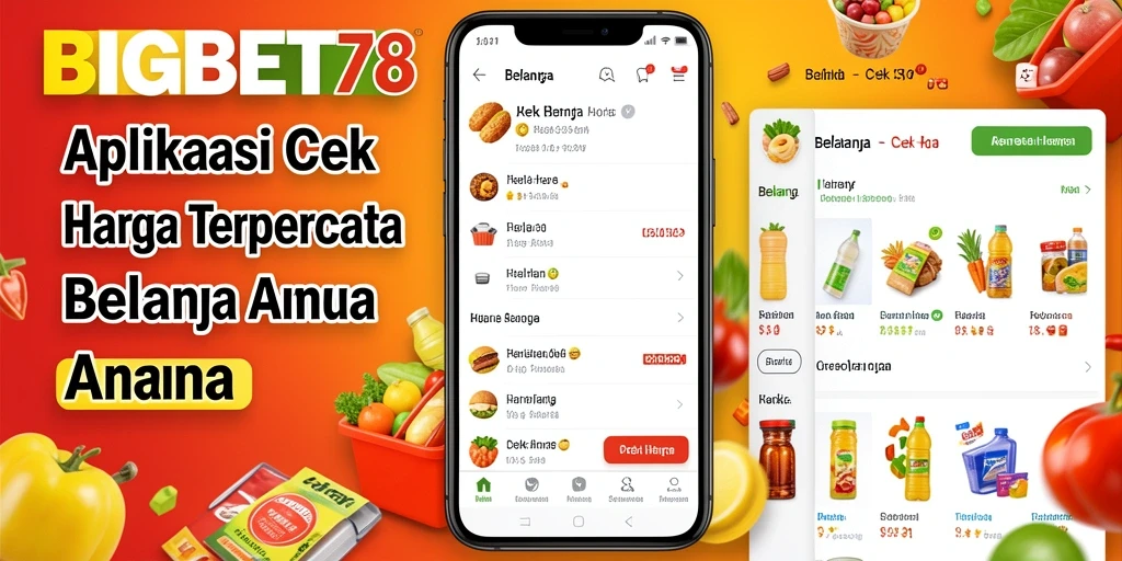 Tampilan antarmuka utama BIGBET78 yang menampilkan fungsi Cek Harga.