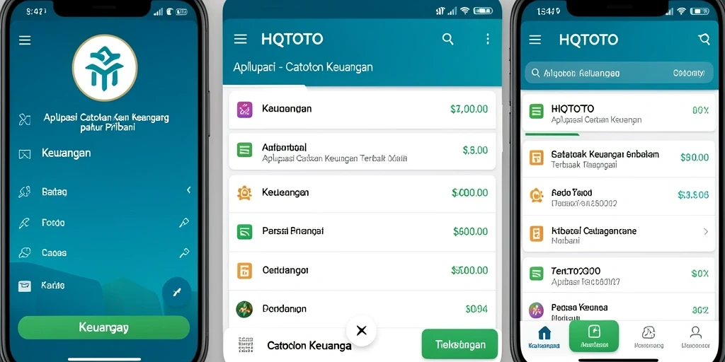 Tampilan antarmuka HQTOTO yang bersih dan fungsional untuk Catatan Keuangan.