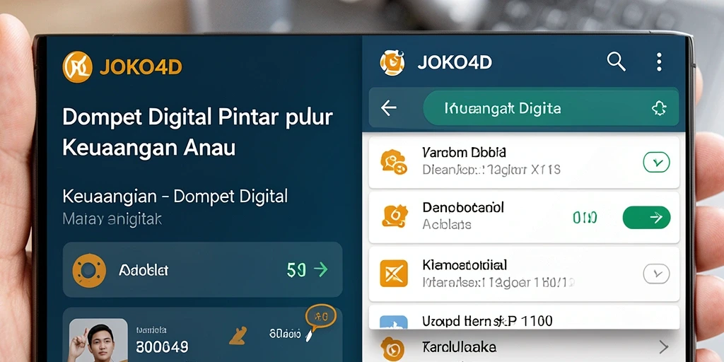 Tampilan antarmuka JOKO4D yang sederhana dan fungsional.