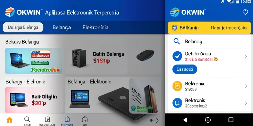 Tampilan antarmuka OKWIN yang modern dan user-friendly.