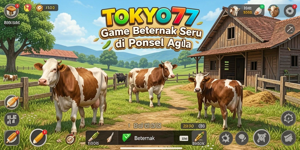 Antarmuka menarik dan mudah digunakan untuk beternak.