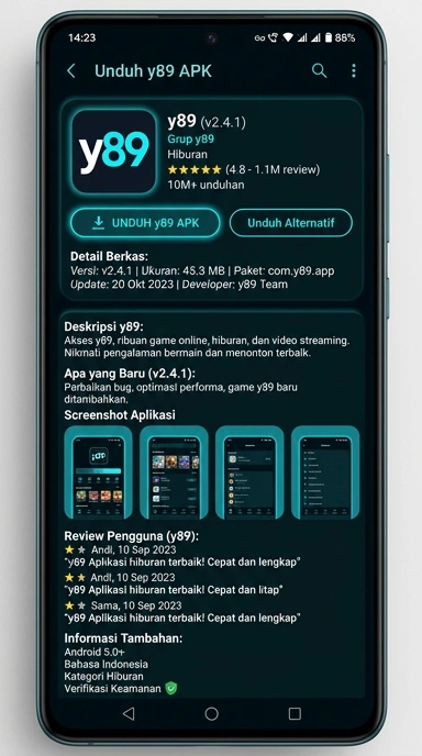 Unduh APK y89: Cara Instal di Android